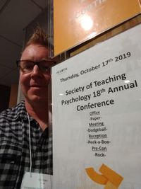 At the conference of the Association for the Teaching of Psychology