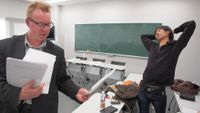 Tecahing at Chuo University, Tokyo, Japan