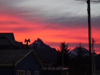 Late morning sunrise at Ushaia, Argentina, the world&#039;s most southern city