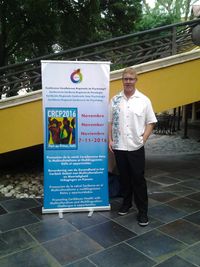 At the CANPA Caribbean Psychology Conference, Port au Prince, Haiti, 2016
