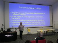 Goldsmiths Neuropsychology Internationalization Event, London, UK, 2016